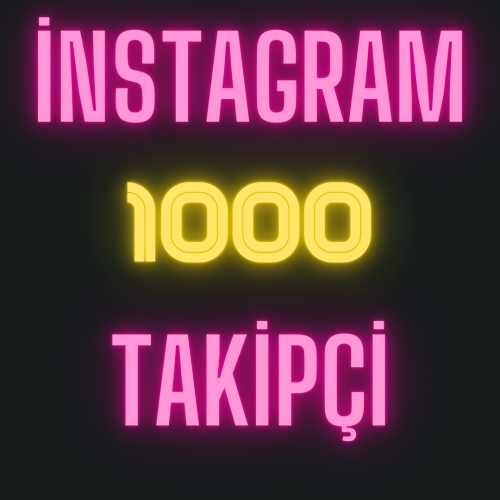  İnstagram 1K Ömür Boyu Garantili Takipçi